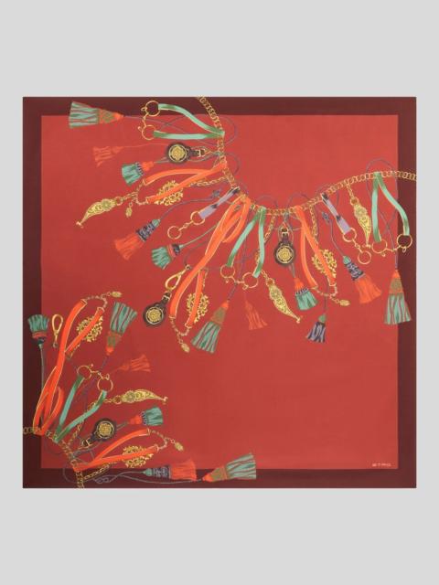 Etro SILK SCARF WITH CHARM MOTIF