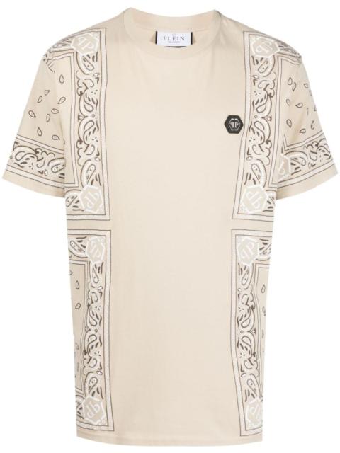 PHILIPP PLEIN Paisley Bandana short-sleeve T-shirt
