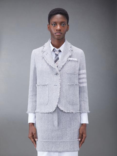 Thom Browne 4 Bar-stripe tweed jacket