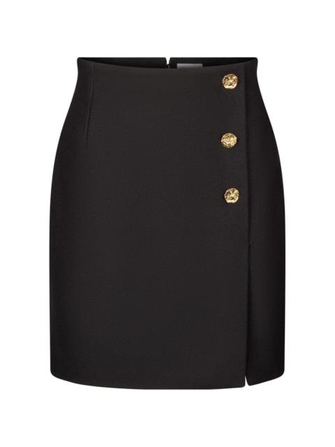 NINA RICCI wool-blend A-line mini skirt