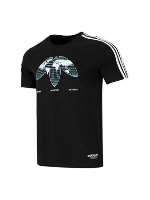 adidas originals Graphics United T-shirt 'Black' HF4906