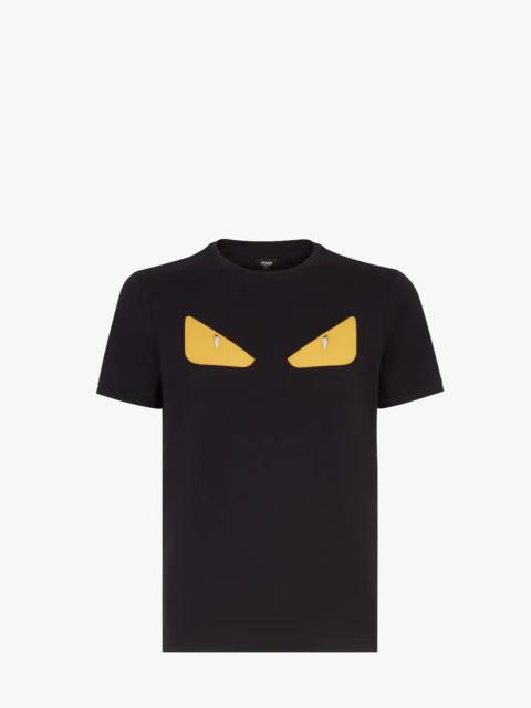 FENDI Bag Bugs T-shirt in black cotton