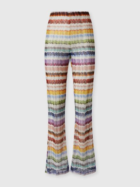 Missoni Zig zag tulle cover-up trousers