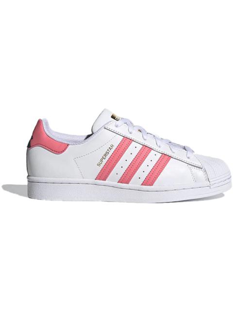 adidas (WMNS) adidas Superstar 'White Pink Green Chenille' IF7611 |  REVERSIBLE