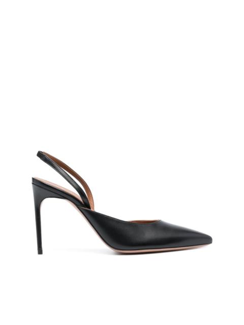 MALONE SOULIERS Gillian 100mm sling-back pumps