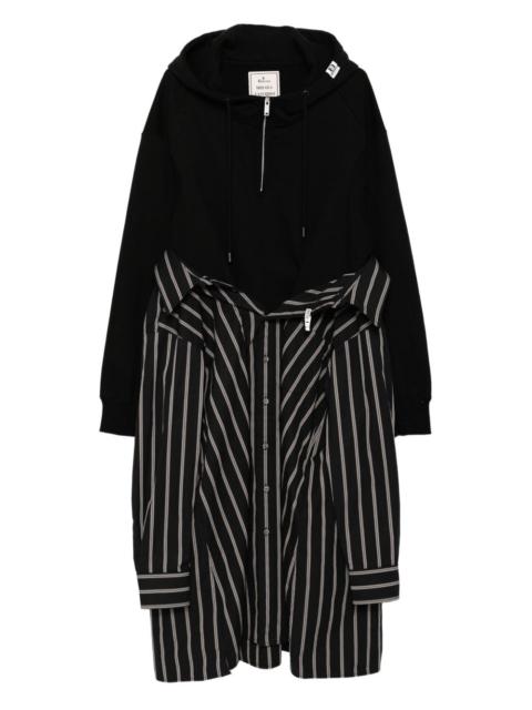 Maison MIHARAYASUHIRO combined hoodie dress
