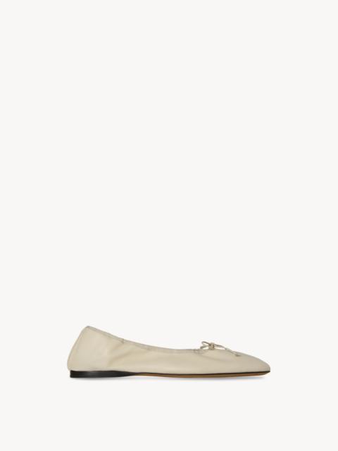 The Row Awar Ballerina Flat in Leather
