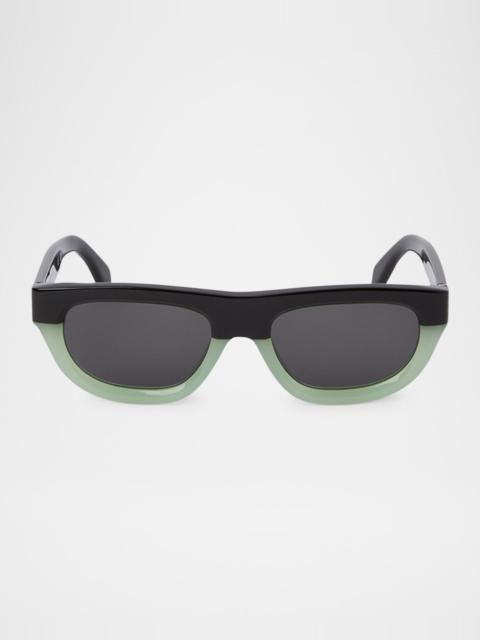 Palm Angels Imperial Two-Tone Acetate Sunglasses