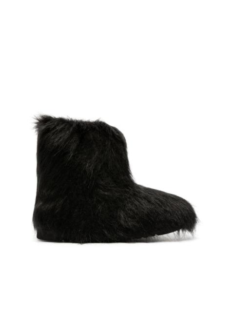 STAND STUDIO faux-fur ankle boots