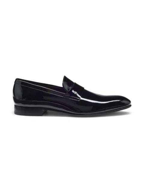 BOSS PENNY LOAFERS IN PATENT FAUX LEATHER