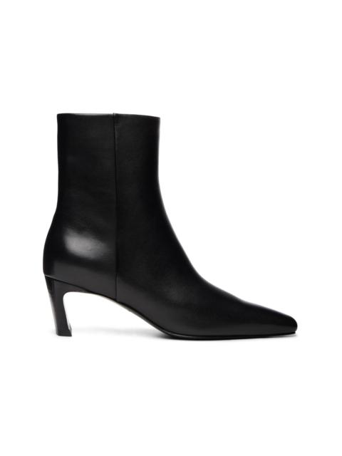 rag & bone Black Kai Leather Ankle Boots