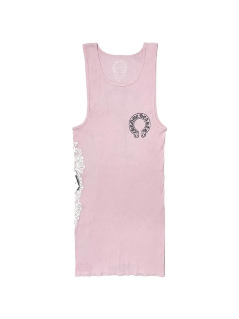 Chrome Hearts Deadly Doll Tank Top Floral "Pink" CHRM0566