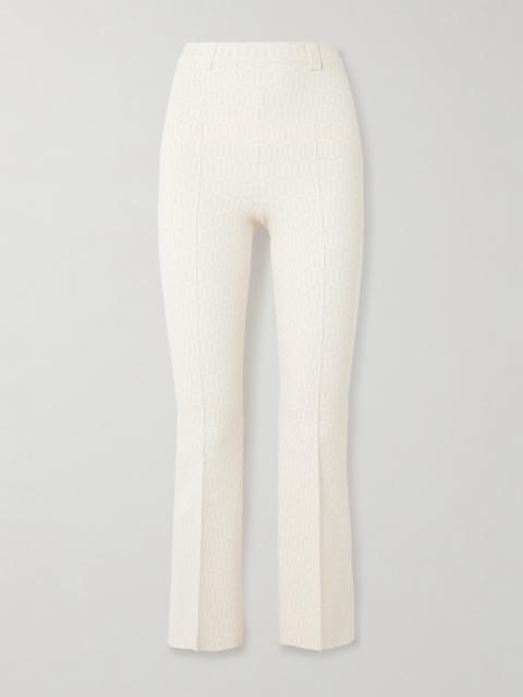 HIGH SPORT Charlie Cotton-blend Jacquard Slim-leg Pants