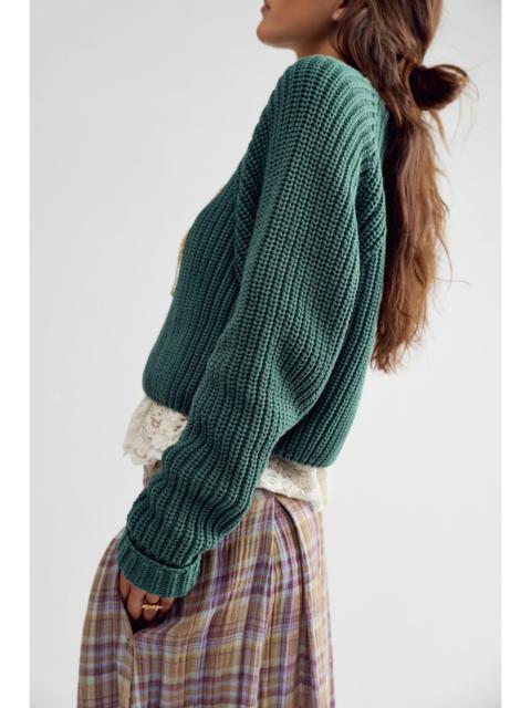FREE PEOPLE Low Tide Knit Pullover