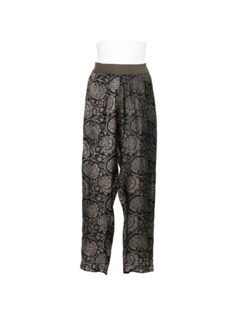 UMA WANG Palmer floral trousers
