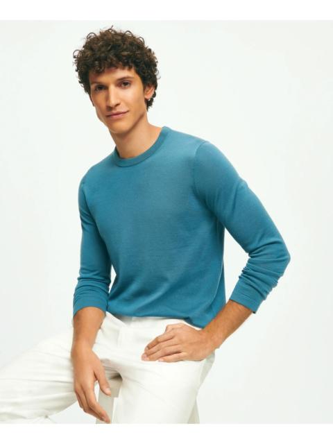 Brooks Brothers Lightweight Luxe All-Season Sweater, Crewneck