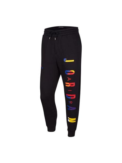 Jordan Air Jordan Sport Dna Slim Fit Bundle Feet Athleisure Casual Sports Pants Black DA6720-010