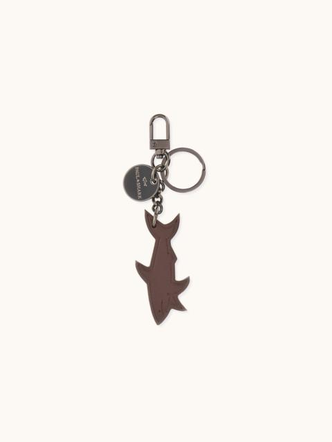 Paul & Shark SHARK SAFFIANO LEATHER KEYRING