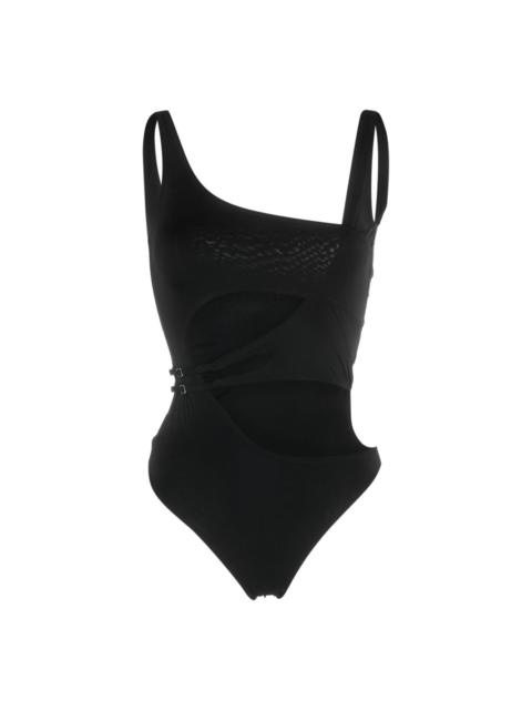 Off-White cut-out high-cut swimsuit