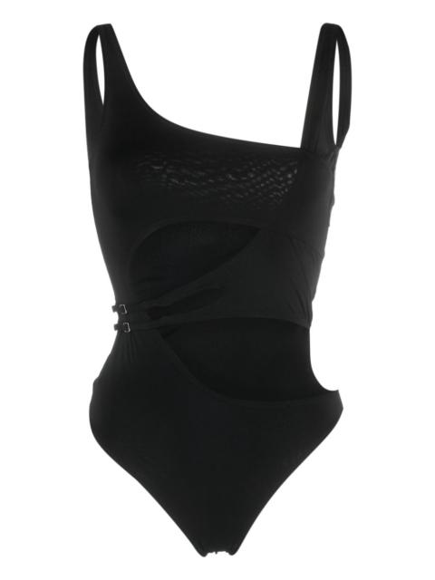 cut-out high-cut swimsuit