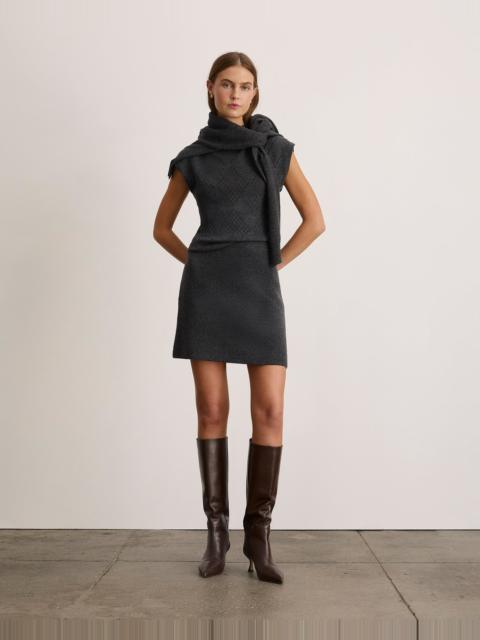 TANYA TAYLOR RHODES CASHMERE SKIRT