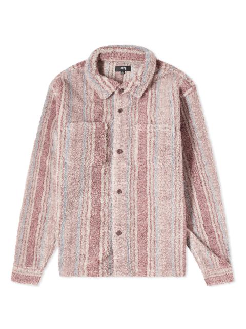 Stüssy Stussy Stripe Sherpa Shirt