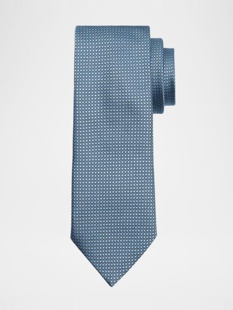 Men's Micro-Neat Silk Tie