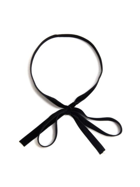 Maison Margiela bow-detailing satin-finish tie