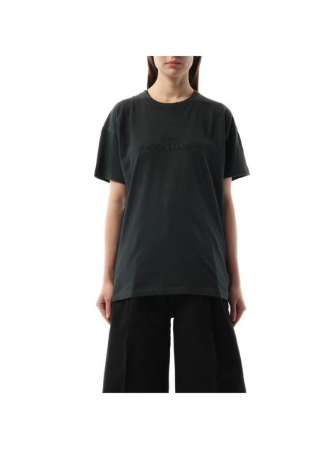Maison Margiela Memory of Reverse Logo T-Shirt in Vintage Black