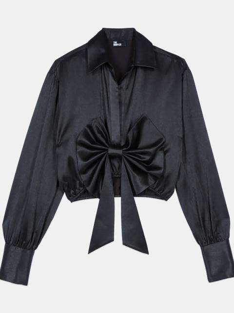 The Kooples BLACK TOP WITH BOW