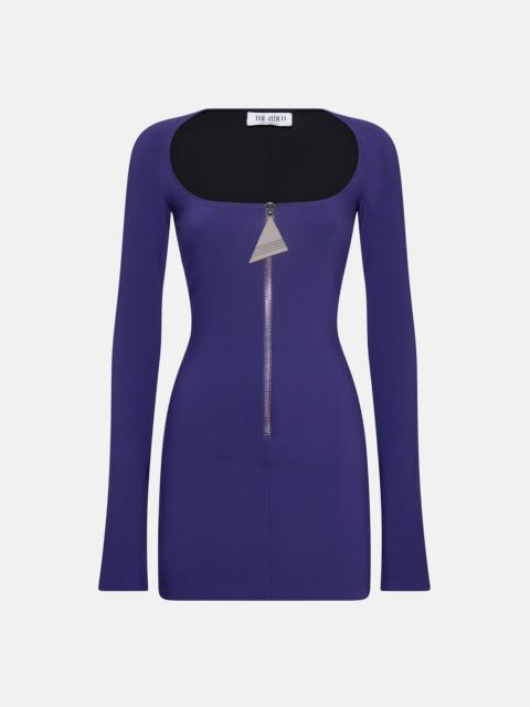 THE ATTICO BLUE MINI DRESS