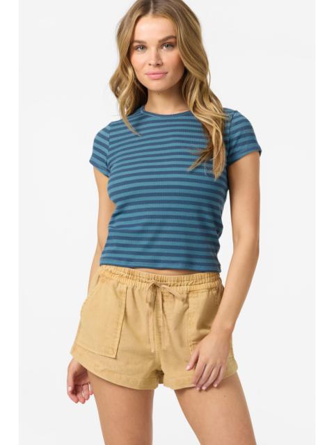 O'Neill O'Riginals Yarn Dye Baby Tee