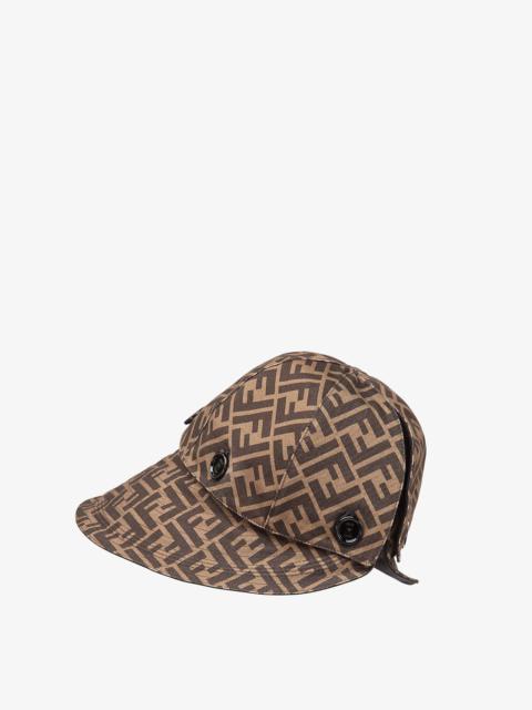 FENDI Brown cotton hat