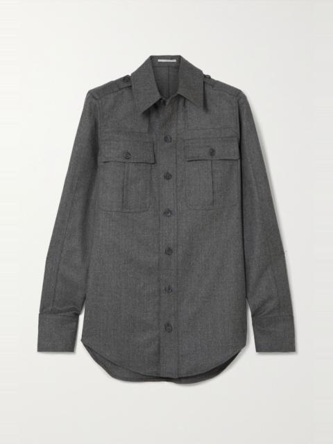 Stella McCartney Wool-flannel shirt