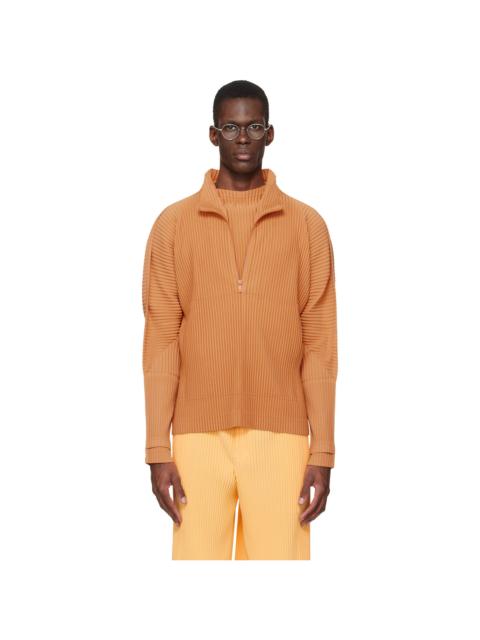 ISSEY MIYAKE Orange Monthly Colors March Sweater