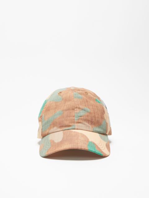 Printed cap - Orange/green