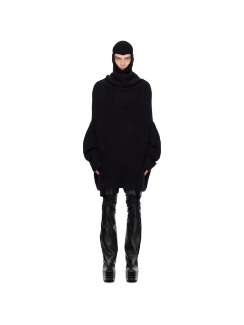 Rick Owens Black Porterville Shroud Turtleneck