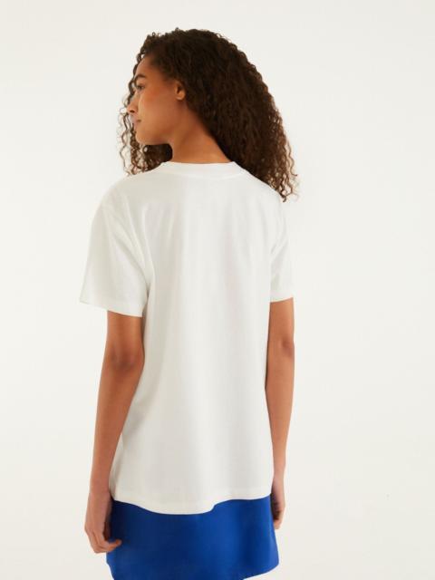 FARM RIO White Farm Rio Starfish Cut-Out Organic Cotton T-Shirt