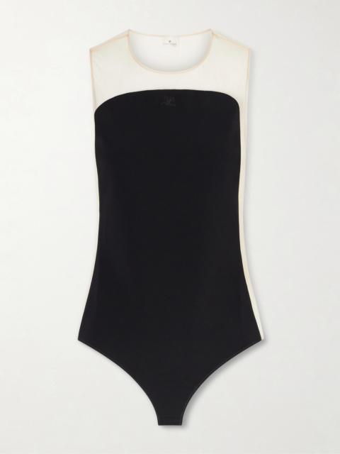 courrèges Illusion Tulle Bodysuit