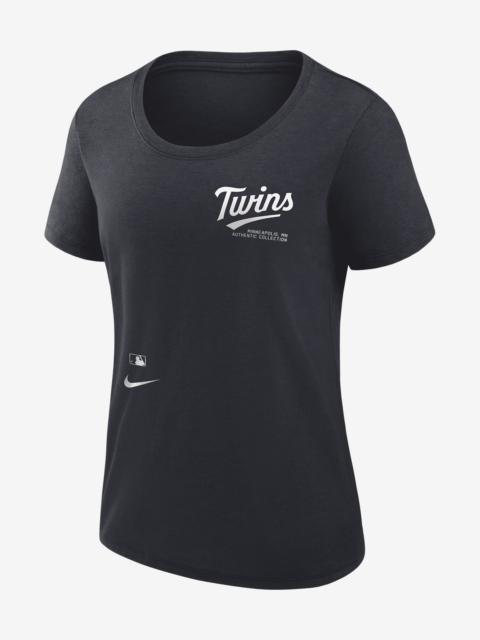 Minnesota Twins Authentic Collection Early Work Nike Women's Dri-FIT MLB T-Shirt