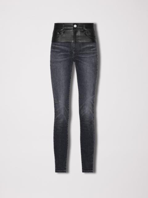 AMIRI HYBRID SKINNY W/ LEATHER