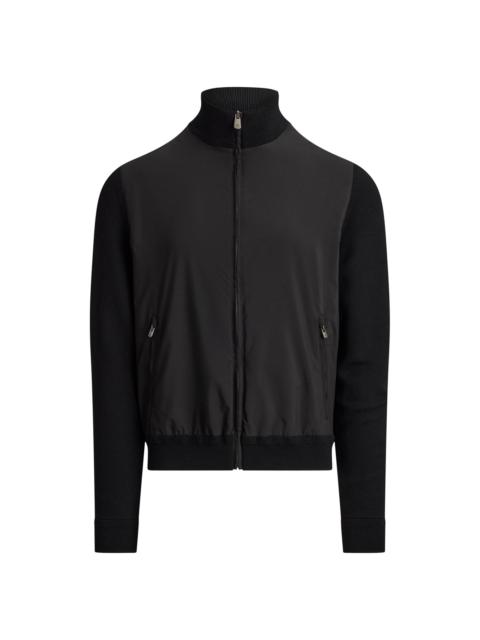 Ralph Lauren Men's Hybrid Knit Full-Zip Sweater - Classic Black