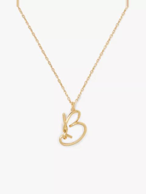 kate spade Initial Script B Pendant
