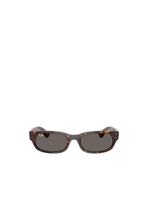 Ray-Ban RB2236 tortoiseshell-effect rectangle-frame sunglasses