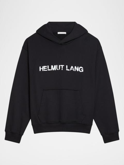 Vince Men's Cashmere-Blend Johnny Collar Long-Sleeve Polo Shirt