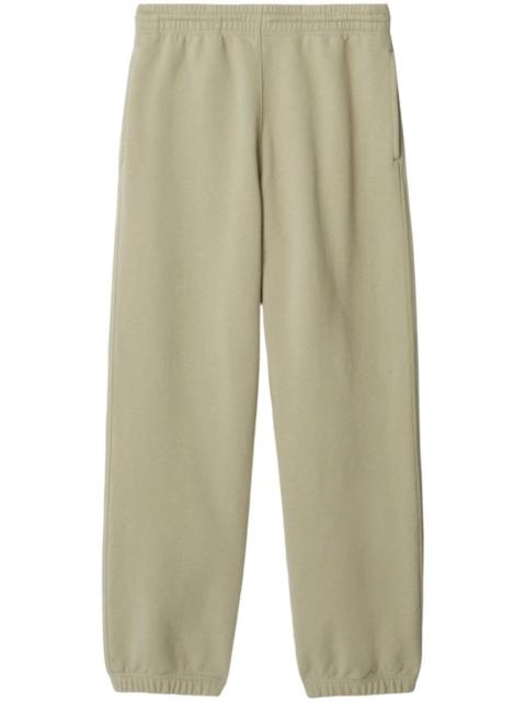 Burberry appliquÃ©-logo cotton track pants