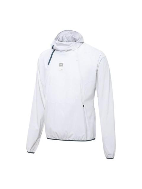 PUMA X First Mile Woven Running Jacket 'White' 521409-72