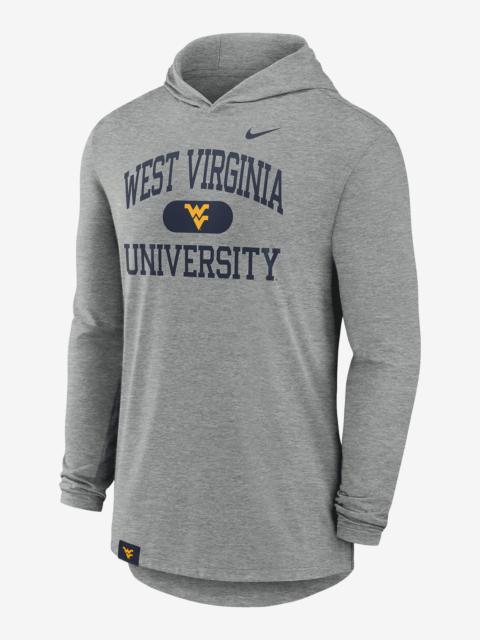 Nike West Virginia Mountaineers Blitz Men's Nike Dri-FIT College Long-Sleeve Hooded T-Shirt
