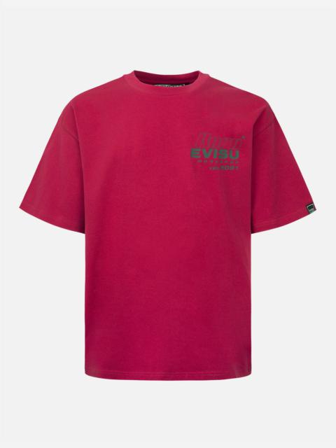 EVISU Logo Embossed T-shirt