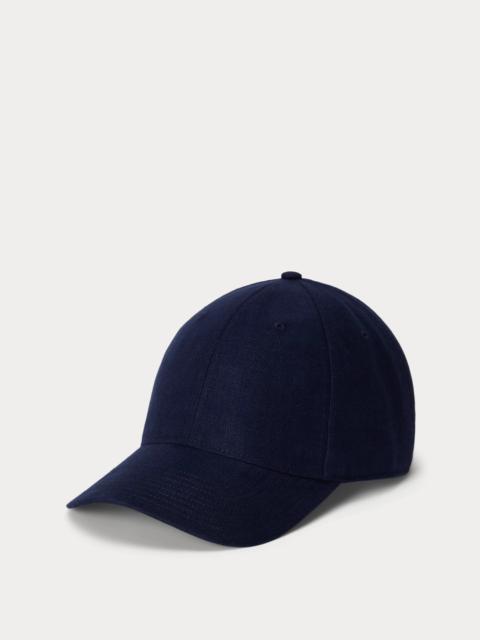Polo Ralph Lauren Linen Herringbone Ball Cap